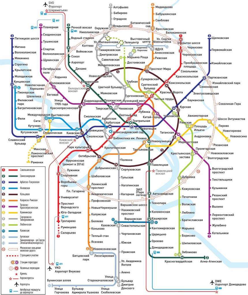 Московское метро сегодня