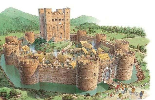 средневековая крепость
