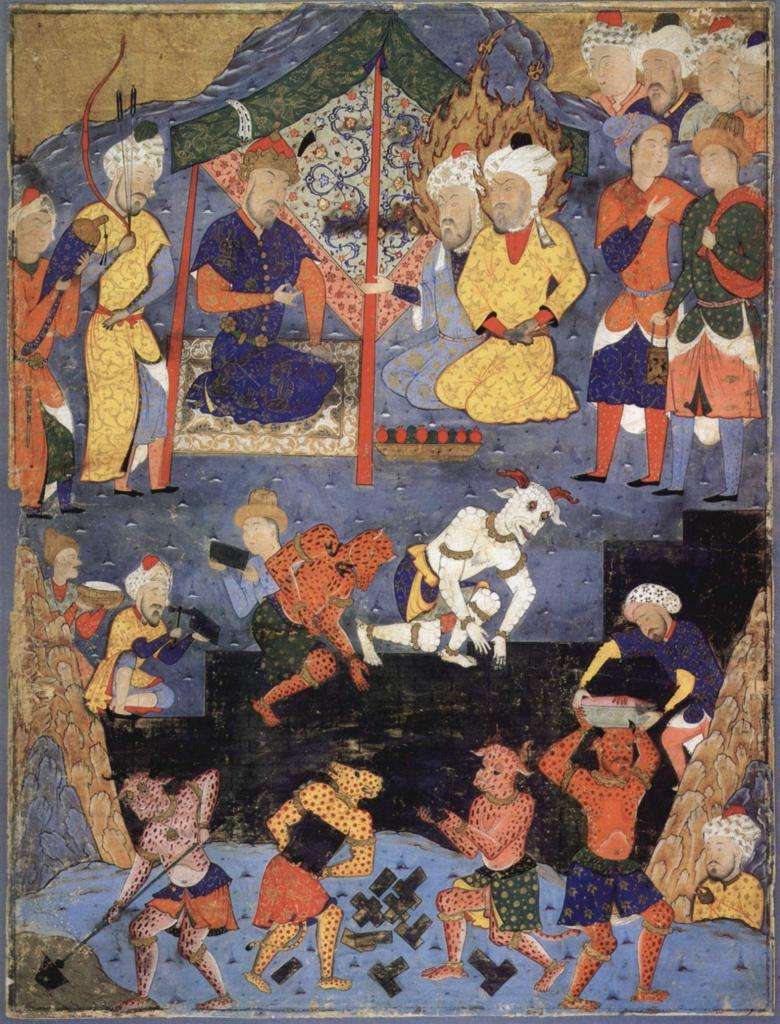 Мусульманская фреска.
