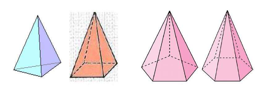 Набор правильных пирамид
