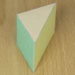 Правильная треугольная призма, развертка ее и площадь поверхности