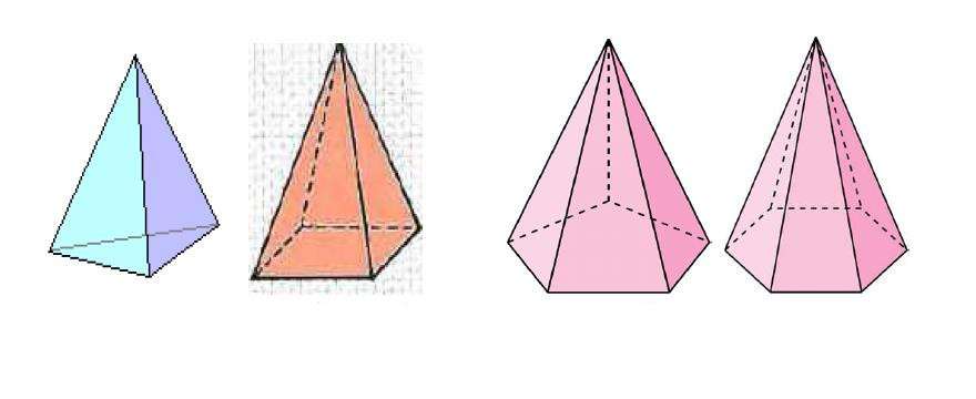 Четыре правильные пирамиды