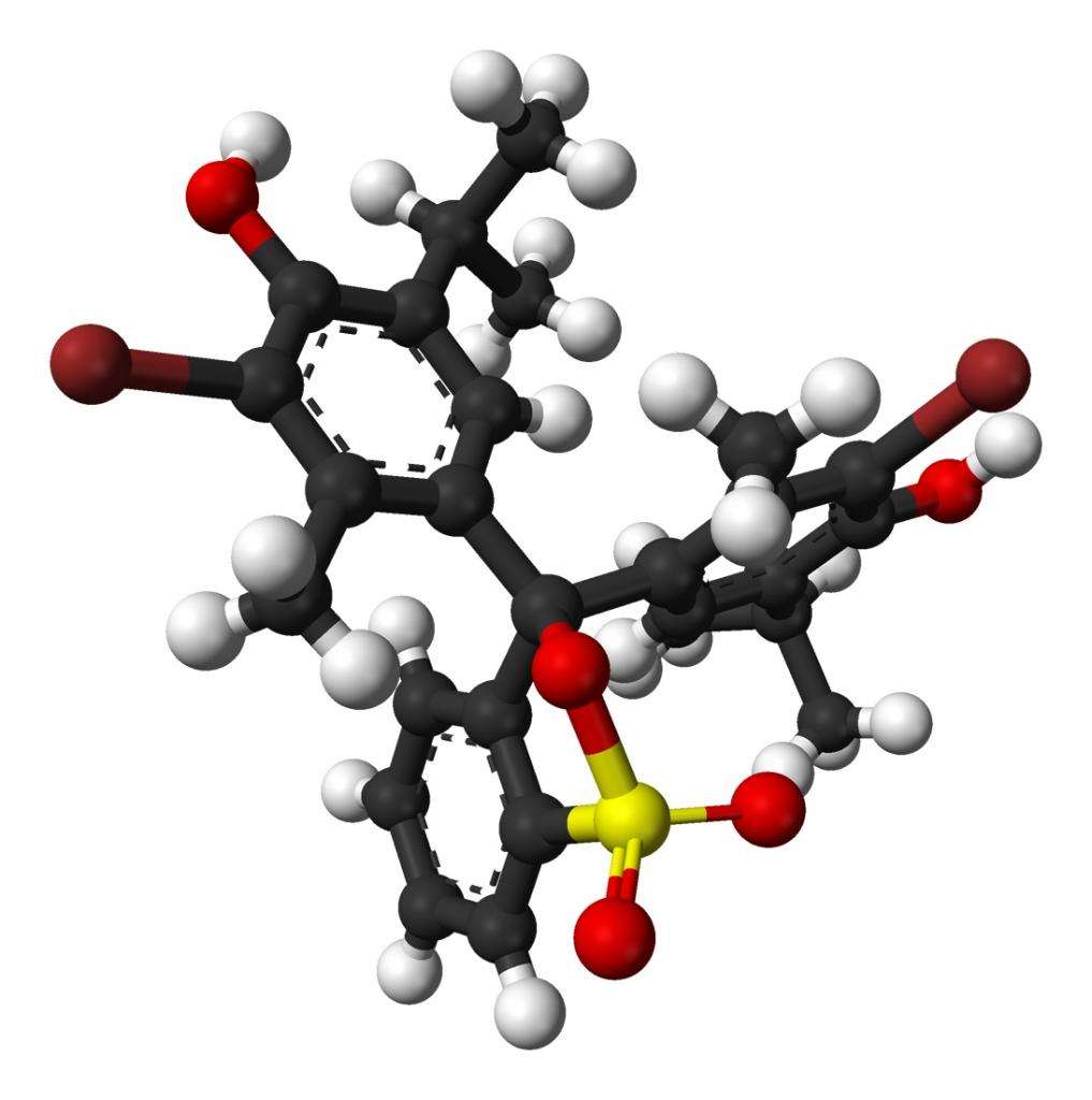 Бромтимоловый синий - структура молекулы