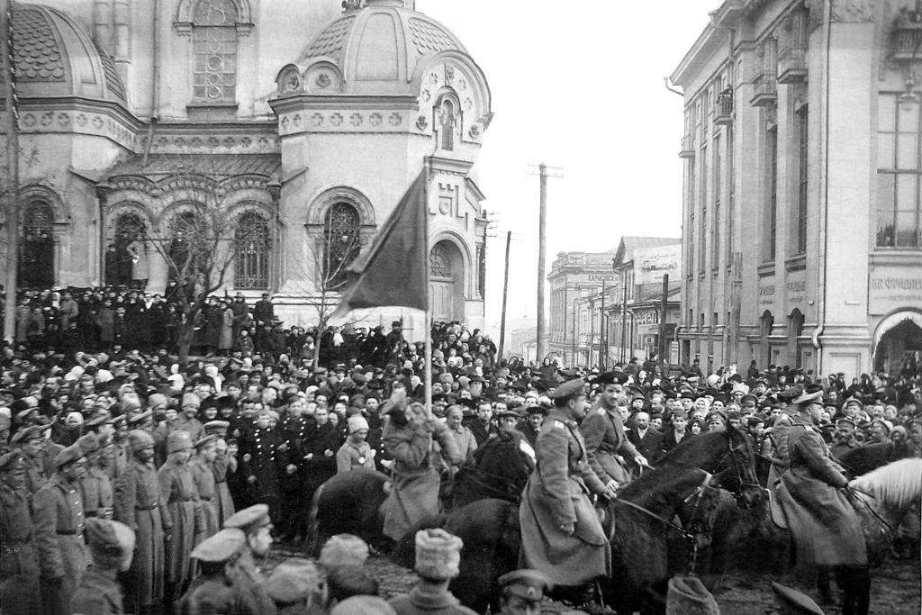 Демонстрация во время Революции