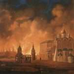 Пожар в Москве в 1812 году: история возгорания, восстановление событий, фото
