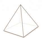 Формулы площади поверхности правильной четырехугольной пирамиды. Расчет полной площади пирамиды Хеопса