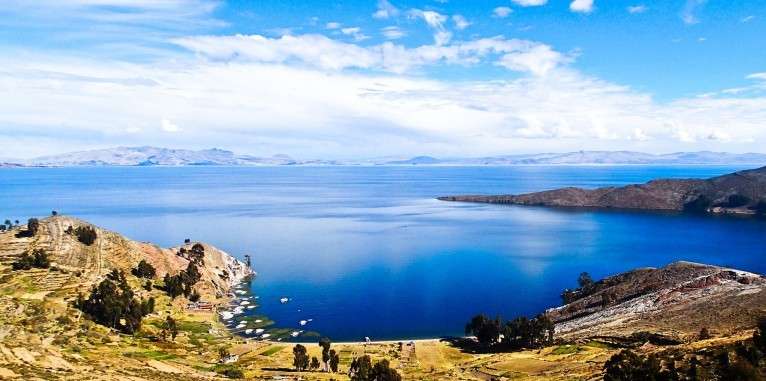 Панорама озера Титикака