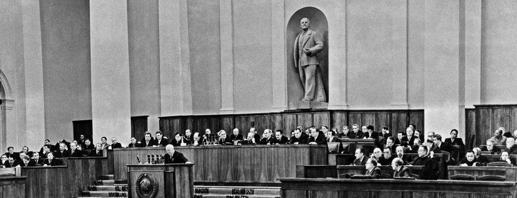 Хрущев на XX съезде КПСС