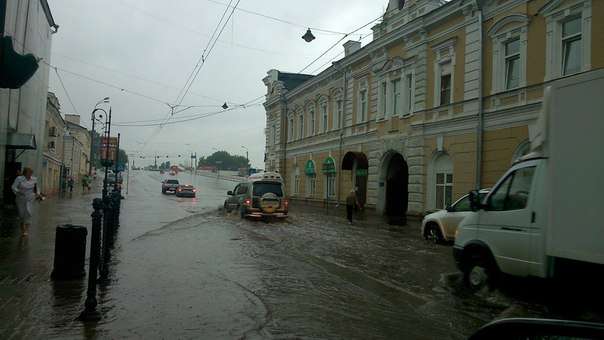 дождь в Новгороде
