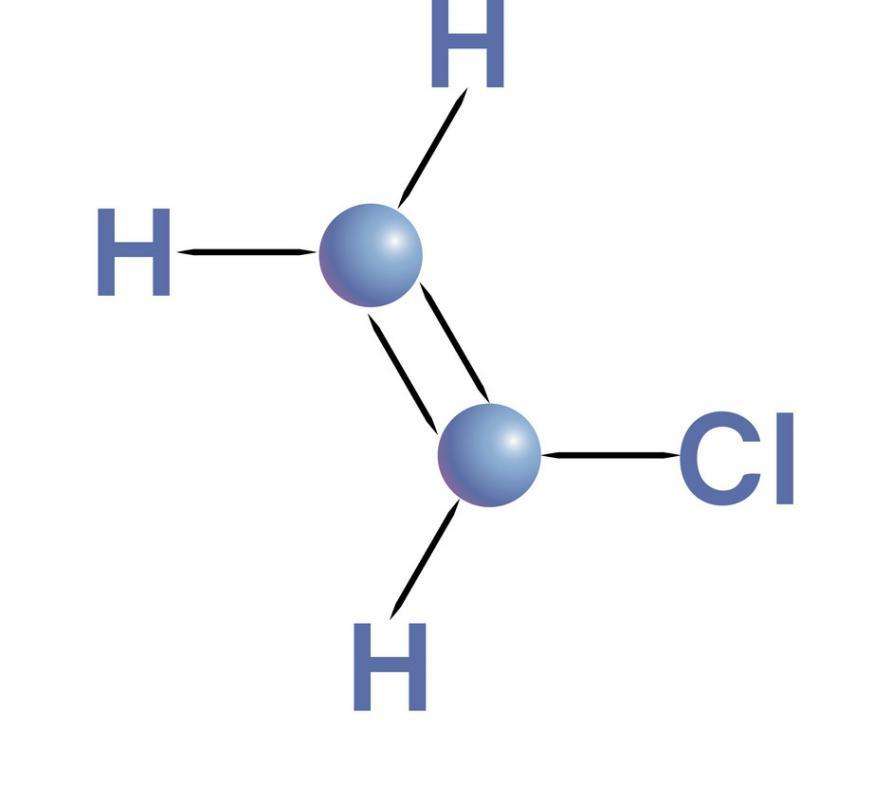 Молекула винихлорида.
